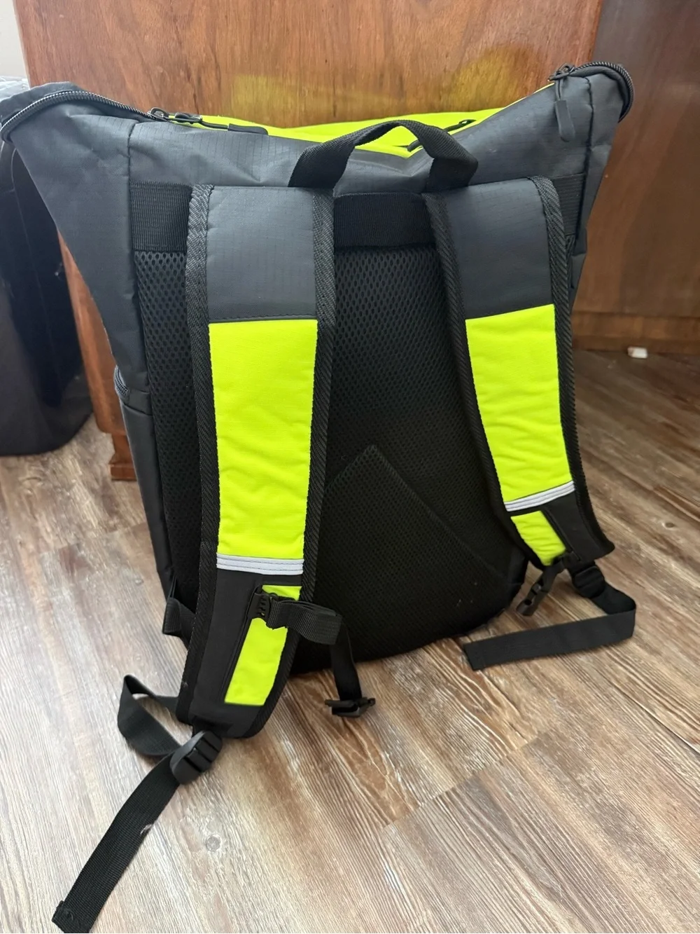 Team Zoot Black and Neon Yellow Team Backpack